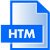 HTM File Extension Icon 72x72 png